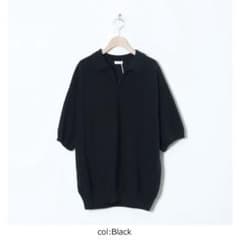 クレプスキュール　Moss Stitch Polo スキッパー　ニット　サイズ1のサムネイル