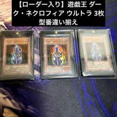 ローダー入り】遊戯王 ダーク・ネクロフィア ウルトラ 3枚 型番違い