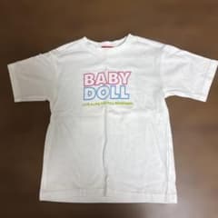 BABYDOLL 半袖Tシャツ 120cm ホワイトのサムネイル