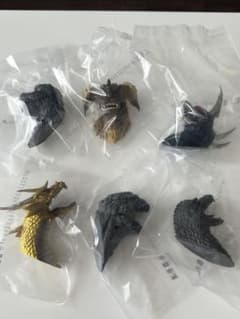 이치 반 복권 고질라 대괴수 열전 GG상 몬스터 헤드 마그넷 풀 콤프 세트