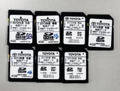 【ジャンク・まとめ売り】トヨタ純正ナビSDカード 7枚セットNSCP-W62 他のサムネイル