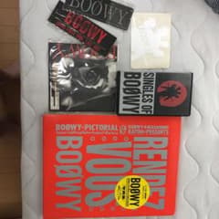 boowy レコード 写真集  ビデオ  ステッカーまとめてのサムネイル