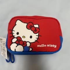 早いもの勝ち！Hello Kitty ポーチ レッドのサムネイル