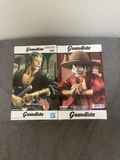 ワンピース Grandista ゾロ ルフィ フィギュア 2体セットのサムネイル