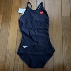 PLAYコムデギャルソン Speedo ブラック ハートロゴ 水着 Sサイズ