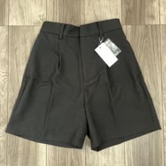 LOWRYS FARM ローリーズファーム ウールライクショートパンツ ブラックのサムネイル