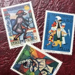 79890外国切手 イタリア発行 1974年 記念切手 3種揃 - メルカリ