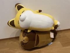 [정리 사기] 너구리와 여우 엄청 봉제인형