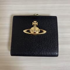 Vivienne Westwood 二つ折り財布 がま口 ブラック