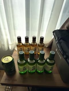 山崎、白州ミニボトル各4本 合計8本+白州ハイボール1缶 - メルカリ