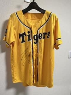 Tigers イエロー ユニフォーム 江越大賀サイン入りのサムネイル