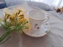 WEDGWOOD ワイルドストロベリー カップ＆ソーサー 英国製 箱付き 美品のサムネイル