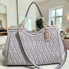 ✨美品✨ COACH コーチ マディソン 2WAY ギャザー グレージュ 高級