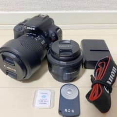 【即日発送】Canon EOS kissX7 レンズキット　単焦点レンズ付きのサムネイル