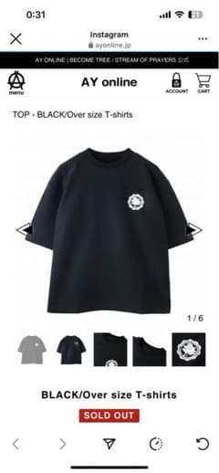TAKUYA∞着用　become tree オーバーサイズシャツのサムネイル