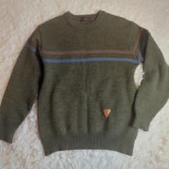 Yves Saint Laurent ストライプニットセーター - メルカリ