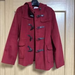 ダッフルコート レッド ショート丈のサムネイル
