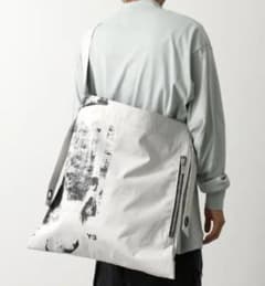 希少品）Y-3 ワイスリー アートプリント ショルダートートバッグ 