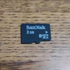 micro SD 2G　sandiskのサムネイル