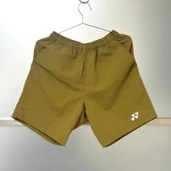 超美品】 YONEX ハーフパンツ ユニS キャメルゴールド 廃盤 超希少