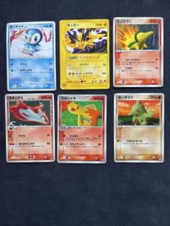 ポケモンカード マクドナルド6枚セット サンダー ラティアス他　eカード ポケモンカード マクドナルド6枚セット サンダー ラティアス他 eカード