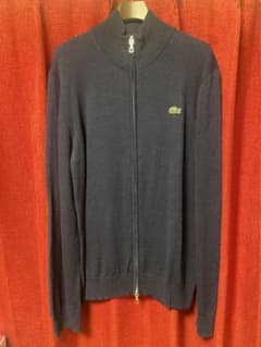 【LACOSTE】ラコステ　ダブルジップアップパーカー　ワニロゴ