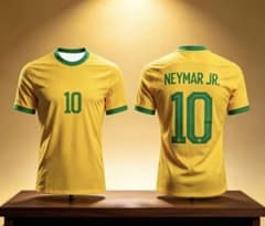 ブラジル代表 NEYMAR JR 10番 シャツ Neymar Jr. ブラジル代表 サッカーユニフォーム 10番 - メルカリ