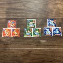 ポケモンシール烈伝 アマダ 御三家　リザードン フシギバナ カメックス 9枚のサムネイル