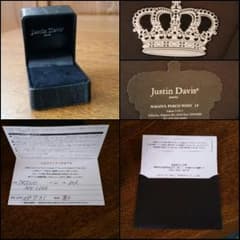 Justin Davis　love ring 正規品　ギャランティー　証明書のサムネイル