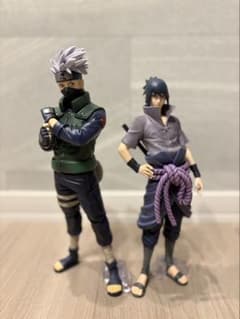 이치 반 쿠지 NARUTO 방적되는 불의 의지 사스케 윤회안 & 카카시 사륜안 2 체 세트
