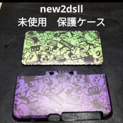 new2dsll　スプラトゥーン　未使用　新品　保護カバー　保護ケースのサムネイル