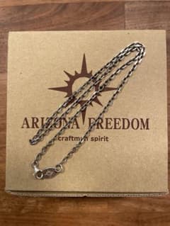 ARIZONA FREEDOM シルバー 極細角 チェーン 40cm - メルカリ