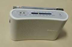 SONY ICF-51 FM/AM ポケットラジオ ホワイト 電池付 訳あり品 - メルカリ