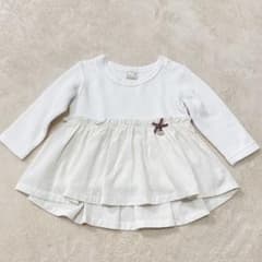 フリルチュニック プティマイン Tシャツ 80cmのサムネイル