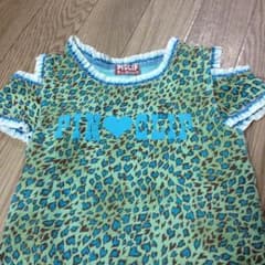美品 レオパード柄 肩出しTシャツのサムネイル