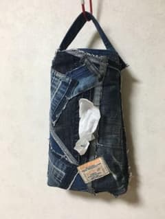 デニムティシュカバー 吊り下げ用のサムネイル