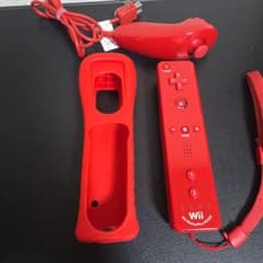 Wii Remote Plus Red Nunchuk Set