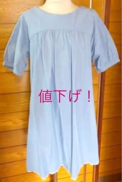 値下げ❣️❇︎綿100%❇︎ 2way ワンピース レース付きのサムネイル