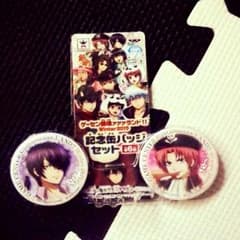 銀魂　記念缶バッジ　高杉.神威セット[未開封]のサムネイル