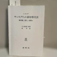 サンスクリット語初等文法／2022年／新訂第31刷のサムネイル