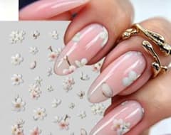 桜、蝶、花デザイン ネイルシール 三種のサムネイル