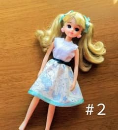 【ＧＷ特価】リカちゃん 服 ブライス ワンピース シナモン ♯2のサムネイル