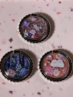 レジン スマホリング 3点セット(1個でも可)のサムネイル