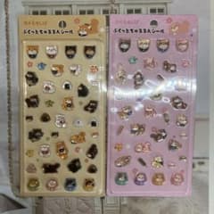 忠犬もちしば ぷくっとちゅるるんシール 2種セットのサムネイル
