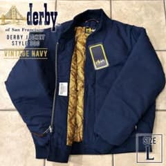 DERBY OF SAN FRANCISCO ダービージャケット ネイビー - メルカリ