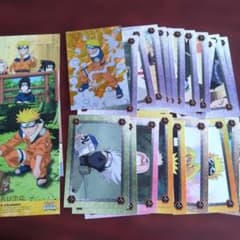 NARUTO ナルト ブロマイド セット おまけポストカード3枚付き - メルカリ