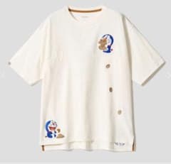 Mサイズ　ドラえもん　ビッグシルエットTシャツ　どら焼きコロコロ　graniphのサムネイル