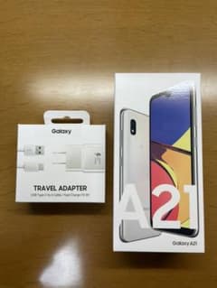 Galaxy A21 SCV49 64GB ホワイト アダプター付のサムネイル