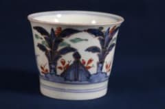 960 古伊万里色絵雲海芭蕉図蕎麦猪口 無傷美品 幕末 - メルカリ