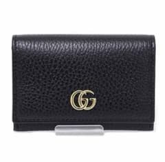 GUCCI ブラックレザー 名刺入れ 日本限定 - メルカリ